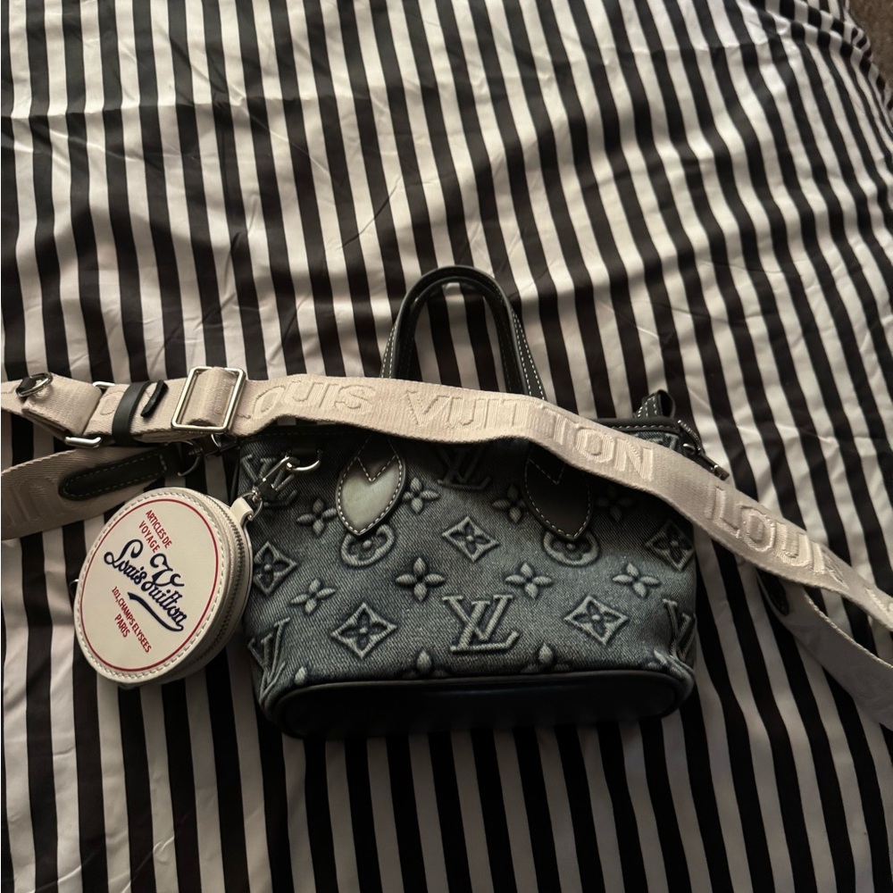 Blue Monogram Mini Bag